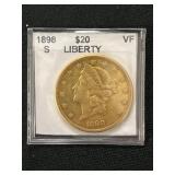 1898 S 20 Dollar Gold Coin