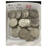 $20.00 in 90% Silver Halves