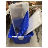 (2) Storage Totes with Lids