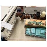 Japan Toy Tow Truck with Still Bank