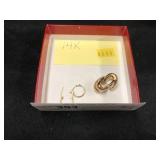 (2) Pairs of 14K Earrings