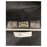 (3) 1 Oz. Sterling Silver Ingots