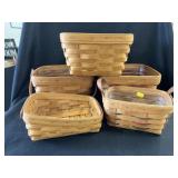 (5) Longaberger Baskets
