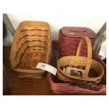 (4) Longaberger Baskets