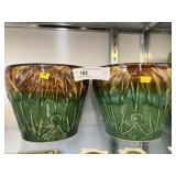 (2) Unmarked Jardinieres