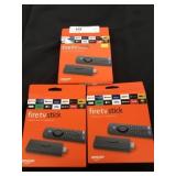 (3) TV Fire Sticks