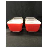 (4) Pyrex Refrigerator Dishes