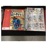 Football Trading Cards and Comic Books