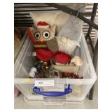 Storage Tote/Lid, Christmas Ornaments & Decor