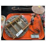 Silverplate Tray, Miniature Drying Rack, Stand