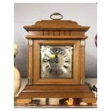 Imported Oak Cased Mantel Clock