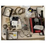 Costume Jewelry and Wristwatches