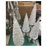 Lighted Christmas Trees and Accents