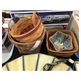 (4) Longaberger Baskets