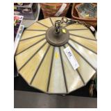 Slag Glass Hanging Light