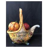 Jim Shore "Basket of Plenty" Figurine