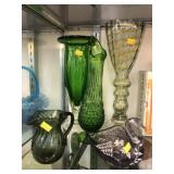 (5) Pieces of Art Glass