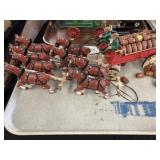 Cast Iron Horse Drawn Wagon