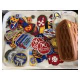 Military and Sportsman Patches, Longaberger
