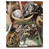 Costume Jewelry, Woven Basket