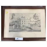 Star Brewery Framed Print