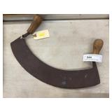 Primitive Double Handled Food Chopper