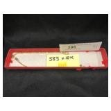 10K and 585 Gold Necklaces