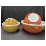 (4) Vintage Pyrex Nesting Bowls