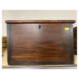 Refinished Walnut Storage Box