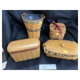 (4) Longaberger Baskets