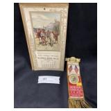 Advertising Calendar with Denver Ribbon