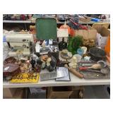 Sewing Machine, Slides, Vases, Home Decor