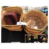 (3) Longaberger Baskets