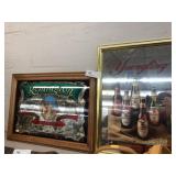(2) Framed Brewery Advertisements