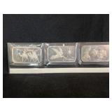 (3) 1 Oz. Sterling Silver Ingots
