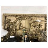 Gilt Plated Machine Carved Wall Plaque