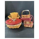 (6) Longaberger Baskets