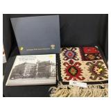 Native American Miniature Rug, etc.