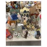 Decanter Bottles, Bird Houses, Figurines