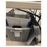 (3) Storage Totes with Lids