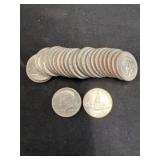 (24) Post-1964 Kennedy Half Dollars