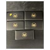 (5) 2003 Uncirculated $2 Bills