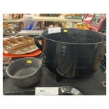 (2) Cast Metal Kettles