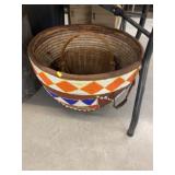 Beadwork Covered and Woven Baskets