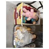 (2) Boxes of Dolls and Cabbage Patch Dolls