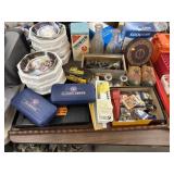 Collector Plates, Milk Bottles, Clogs