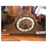 Wood Cased Mantel Clock