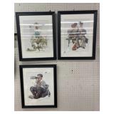 (3) Norman Rockwell Prints