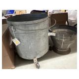 Galvanized Wash and Ash Buckets