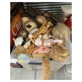 Plush Toys, Games, 2 Storage Totes/Lids
